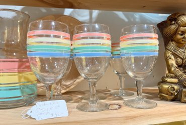 Set of 6 Fiestaware Glasses (vintage)